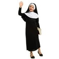 thumbnail image 2 of XIYON Girls Clothing Set Outfit Black Robe With White Collar And Headpiece For Girls 8-10 Years, 2 of 8