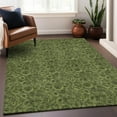 thumbnail image 6 of Addison Rugs Mayfield Washable Transitional Floral Olive Rectangle Rug, 5' x 7'6", 6 of 6