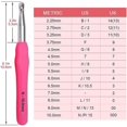 thumbnail image 3 of All-in-one Crochet Kit 14 Piece Full Size Soft Grip Knitting Needle Kit For Adult Beginners, 3 of 5