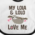 thumbnail image 4 of Inktastic Lola and Lolo Love Me Cute Boys or Girls Baby Bib, 4 of 4