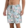 thumbnail image 2 of Logiee Cute Panda Bear Print Mens Swim Trunks Quick Dry Board Shorts,Breathable Hawaii Beach Shorts Swimwear Bathing Suits-XX-Large, 2 of 6