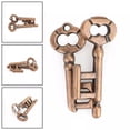 thumbnail image 7 of Metal Key Lock Puzzle for Adults and Kids with Vintage Design for IQ Testing and Brain Development, 7 of 7