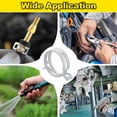 thumbnail image 6 of 10Pcs Spring Band Type Action Fuel/Silicone Vacuum Hose Pipe Clamp, 38mm Low-Pressure Air Spring Hose Clip Clamp for Automotive Oil Pipe Water Pipe, Silver, 6 of 6