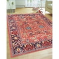 thumbnail image 2 of Pasargad Home Azerbaijan Collection Hand-Knotted Wool Area Rug  5' 6" X 7' 6", 2 of 2