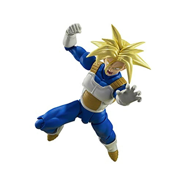 Figura S.H.Figuarts Dragon Ball SS Trunks Latent Power Bandai 5,5 pulgadas PVC ABS