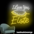thumbnail image 5 of Handmadetneonsign I Love Elote Neon Sign, Mexican Food Wall Art Decor, Mexico Restaurant Wall Decor 68054, 5 of 5