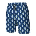 thumbnail image 5 of Naloa Beautiful King Penguin Pattern Men's Beach Shorts, Surfing shorts, Swim trunks, Quick Dry Swim Trunks for Surfing Beach Fun - 3X-Large, 5 of 9