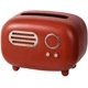 thumbnail image 4 of Caja de pañuelos rectangular ZHAOCHENG con diseño de radio color rojo, 4 of 5