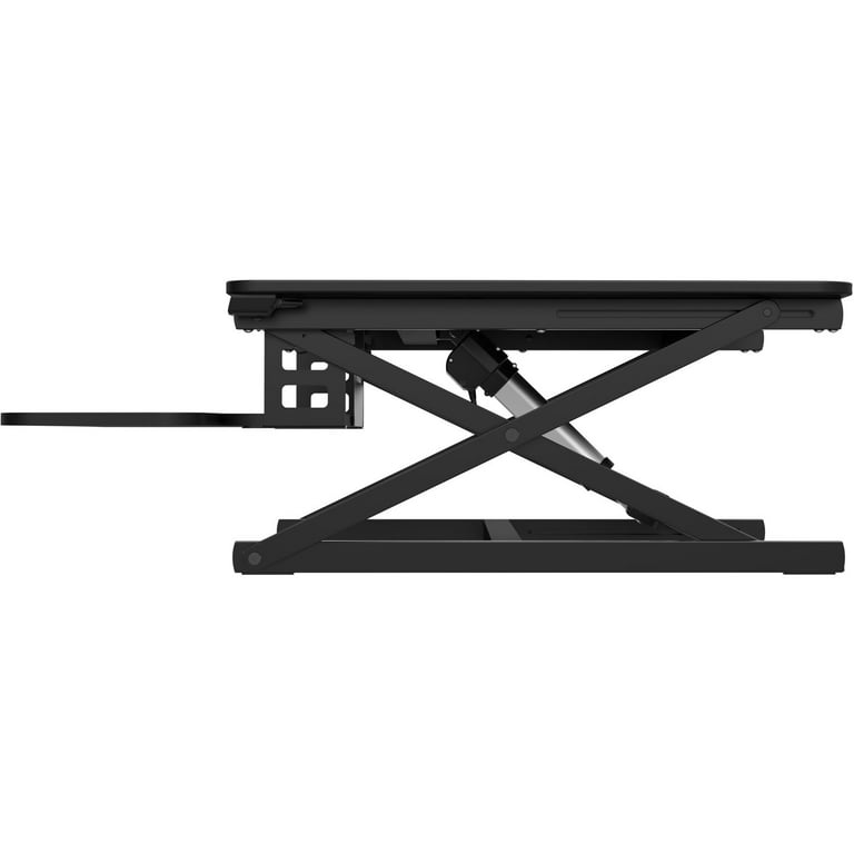 BLACK+DECKER 29-in L x 33.07-in H Black Wood Adjustable Height