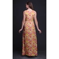 thumbnail image 4 of Bimba Floral Women Round Neck Printed Evening PartyÂ&nbsp;DressÂ&nbsp;Sleeveless Gown-X-Large, 4 of 5
