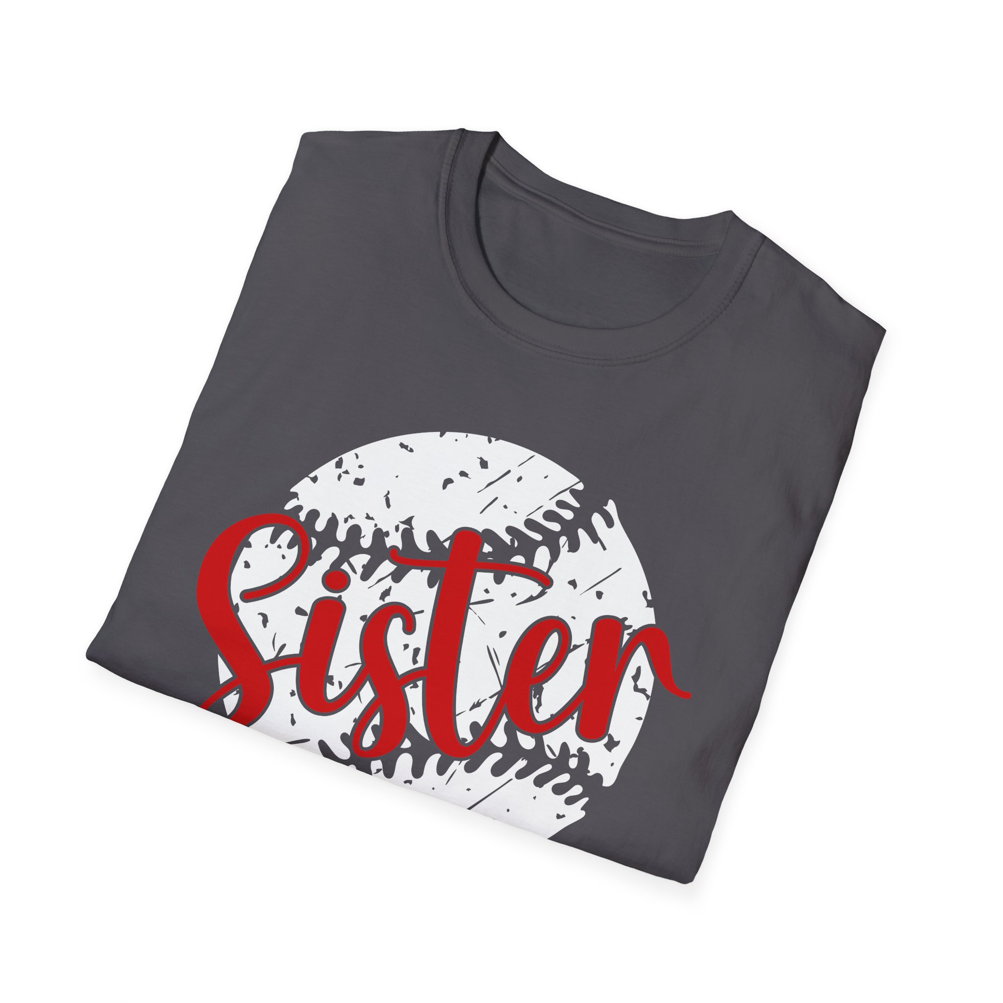 Sister Baseball, Gildan Unisex Softstyle T-Shirt, Sports Graphic Tee, S-3XL