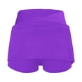 thumbnail image 5 of adviicd Womens Skorts with Pockets Tummy Control Plus Size Skorts for Women High Waist Quick Dry Athletic Sports Pants Skirt Casual Shorts Purple, XL, 5 of 6