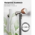 thumbnail image 6 of nqOlkjepod Outdoor Curtains for Patio Waterproof, Botanical Eucalyptus Outdoor Privacy Panels Grommet, Spring Watercolor Landscape Blackout Outside Curtains for Porch/Cabana 54"x108", 2 Panels, 6 of 8