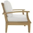 thumbnail image 4 of Modway Marina 4-Piece Solid Teak Wood Patio Sofa Set in Natural/White, 4 of 8