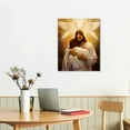 thumbnail image 2 of Awypu Man hugging Jesus Canvas Prints Wall Art Painting, Heaven's light, In the arms of Jesus, Landscape Canvas Picture Christ Artword Home Decor for Bedroom, Living Room, Kitchen, 2 of 4
