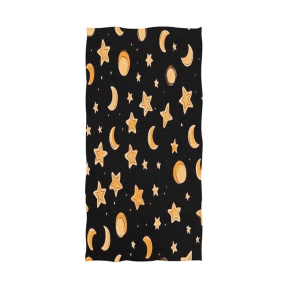 Sun Moon and Stars 64''x32'' Bath Towels Lightweight Quick-Dry Breathable Soft for Gym Travel Swim
