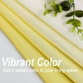 thumbnail image 3 of Junvictex Yellow Ombre Chiffon Sheer Window Curtain Crinkle Voile Panels for Living Room,52"Wx63"L,Rod Pocket,2Pcs, 3 of 6