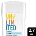 thumbnail image 3 of Degree Unlimited Long Lasting Antiperspirant Deodorant Stick, Clean, 2.7 oz, 3 of 13