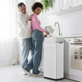 thumbnail image 3 of LAZY BUDDY 21 Gal Motion Sensor Trash Can Motion Sensor Garbage Bin, Touchless Brushed Wastebasket, W/Butterfly 80L White Stainless Steel Kitchen Bin, 3 of 7