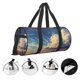thumbnail image 3 of Fotbe Western Desert Cloud Cowboy Bolsa Deportiva de Lona Plegable con Estampado, Bolsa de Gimnasio con Bolsillo Seco/Húmedo, Bolsa de Viaje Ultraligera de Gran Capacidad, 3 of 6