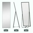 thumbnail image 4 of HOMCOM Full Length Mirror with Stand, Floor Standing Mirror Aluminum Alloy, 4 of 10