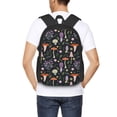 thumbnail image 6 of Daiia Mushrooms Backpack for Men and Women -Durable Backpack Large Capacity, Water-Resistant Bag with Adjustable Straps and Laptop Compartment, 6 of 9