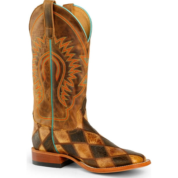 crazy train patchwork boots