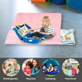 thumbnail image 3 of Personalized Toddler Nap Mat for Girl, Custom Name Kids Nap Mat with Blue Balloons Pattern, Daycare Sleeping Mats with Removable Pillow and Soft Minky Dot Blanket for Preschool, Travel, Kindergarten, 3 of 4