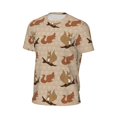 thumbnail image 6 of Wukai Cartoon Squirrel Print Men's Short-Sleeved Mesh T-Shirt,Quick-Dry Short Sleeve Workout T-Shirt-6X-Large, 6 of 8