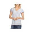 thumbnail image 1 of Vince Camuto Womens Cotton Slub T-Shirt, 1 of 2