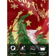 thumbnail image 7 of Red Christmas Tree Cloth Napkins Set of 4 Reusable Dinner Napkins, Green Xmas Tree Snowflake Stars Winter Cocktail Napkin Washable Table Napkins for Wedding/Holiday Party/Baby Shower 20"x20", 7 of 7