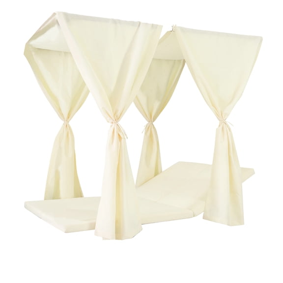 Cream - colored daybed comfort set / Sunroom daybed / Lightweight package at 30.95 lb