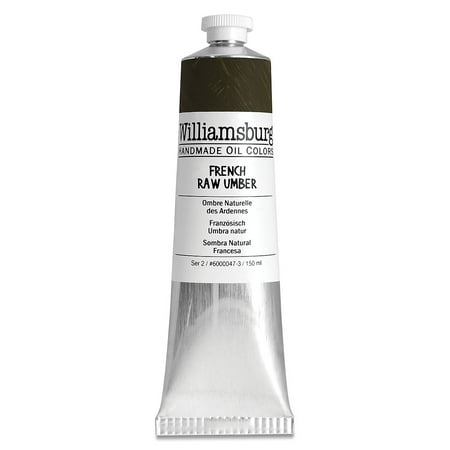 UPC: 0738797960251 | Williamsburg Handmade Oil Paint – French Raw Umber  150 ml tube