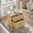 natural, variant on Wooden Nightstand with 2 Drawers, 22"D x 15"W x 24"H, Modern Storage Table for Bedroom, Living Room