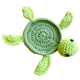 thumbnail image 3 of Posavasos de tortuga de crochet para bebidas, divertidos posavasos de crochet hechos a mano, lindo juego de posavasos para café, decoración de mesa, 3 of 6