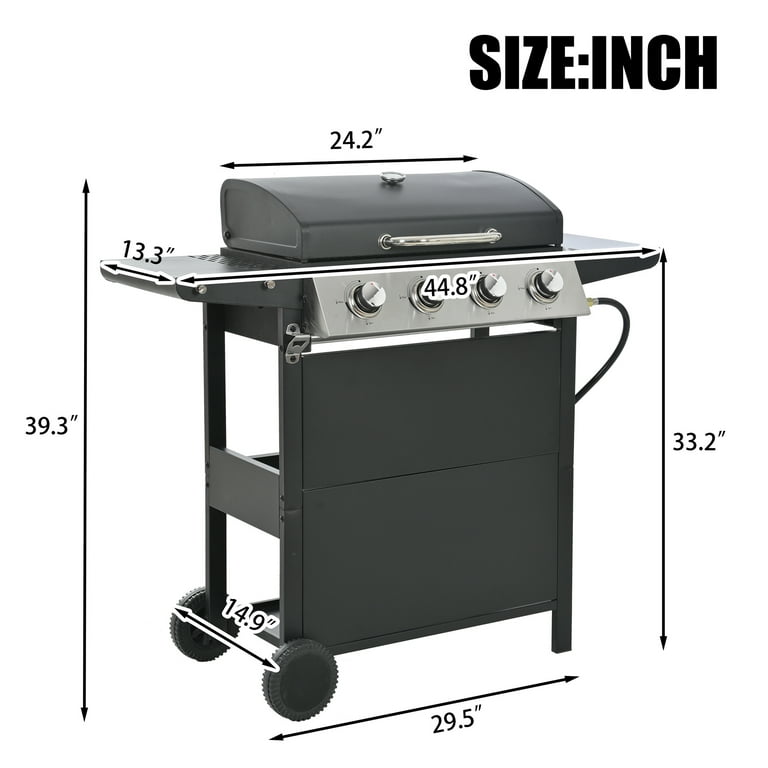 バーベキュー・調理用品 Black LabelFlatBurnerFullBlackverGS-450R Better Chef Indoor Outdoor 14 in Tabletop Electric Barbecue