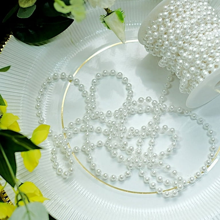 12 yards 6mm Faux Pearls String Beads