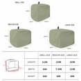 thumbnail image 4 of Sage Green Toaster Cover 2 Slice, Farmhouse Solid Green Color Modern Art Dustproof Bakeware Oven Protector with Top Hook, Waterproof Small Kitchen Appliance Toasters Dust Cover, 12"x7.5"x8", 4 of 7