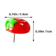 thumbnail image 2 of AURARMLET 30Ud Chinchetas Decorativas En De Fresa Rojo Para Tablero De Uso Multifuncional, 2 of 8