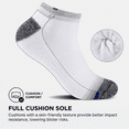 thumbnail image 4 of COOPLUS 10 Pairs Mens Ankle Socks Men 10 Pack Low Cut Comfort Cushion Casual Socks, 4 of 4