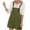 Army Green, variant on 2026 ! asdoklhq 2026 Summer Fall Shorts for Women $5, Womens Plus size Women's Cotton and Linen Double Pocket Bib Jumpsuit Loose Suspender Solid Color Jumpsuit
