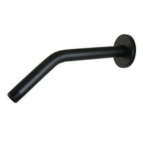 Kingston Brass K162R0 Shower Scape 10" Shower Arm with Round Flange, Matte Black