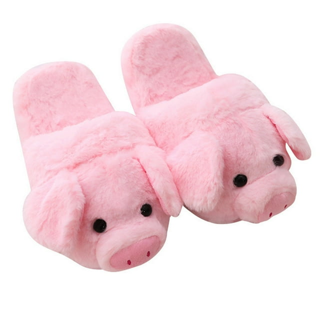 Zapatillas Pink Pig Plush Anime Home, tallas 36-39