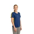 thumbnail image 4 of Sport-Tek Ladies Colorblock PosiCharge Competitor Tee-4XL (True Royal/ Gold), 4 of 6
