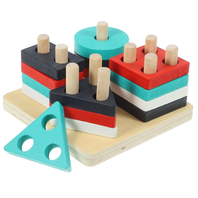 Shisuyan 1 Set Bird Training Toy Parrot Intelligence Toy Parrot Wooden Block Puzzles