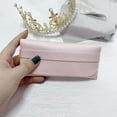 thumbnail image 6 of Soft Portable Anti-knock Sunglasses Pouch PU Leather Glasses Case Eyeglasses Case Sunglasses Storage Box Reading Glasses Bag PINK, 6 of 8