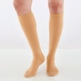 thumbnail image 5 of (3 pack) Neo G Knee Highs Compression Socks 20-30mmHg Large, Tan, 5 of 14
