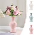 thumbnail image 7 of COM1950s Tall Plastic Cylinder Vase,11-Inch Glazed Hydroponic Planter,Slim Profile Floor Decor for Flower Displays, 7 of 7