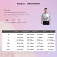 thumbnail image 6 of TiaoBug Men's Holographic Hoodie Long Sleeve Shiny Metallic Bomber Jacket Hooded Zip-up Outerwear Coat Gold L, 6 of 6