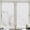 Reeded Frosted, variant on Frosted Glass Window Film 17.7x78.7 Inch Floral Window Privacy Film Lattice Window Cling Film Non Adhesive Glass Sticker for Front Door Home UV Block Vinyl Windows Covering for Bathroom House